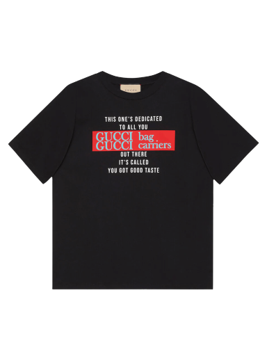 Тениска Gucci You Got Good Taste T-Shirt Черно | 616036 XJD1E 1082