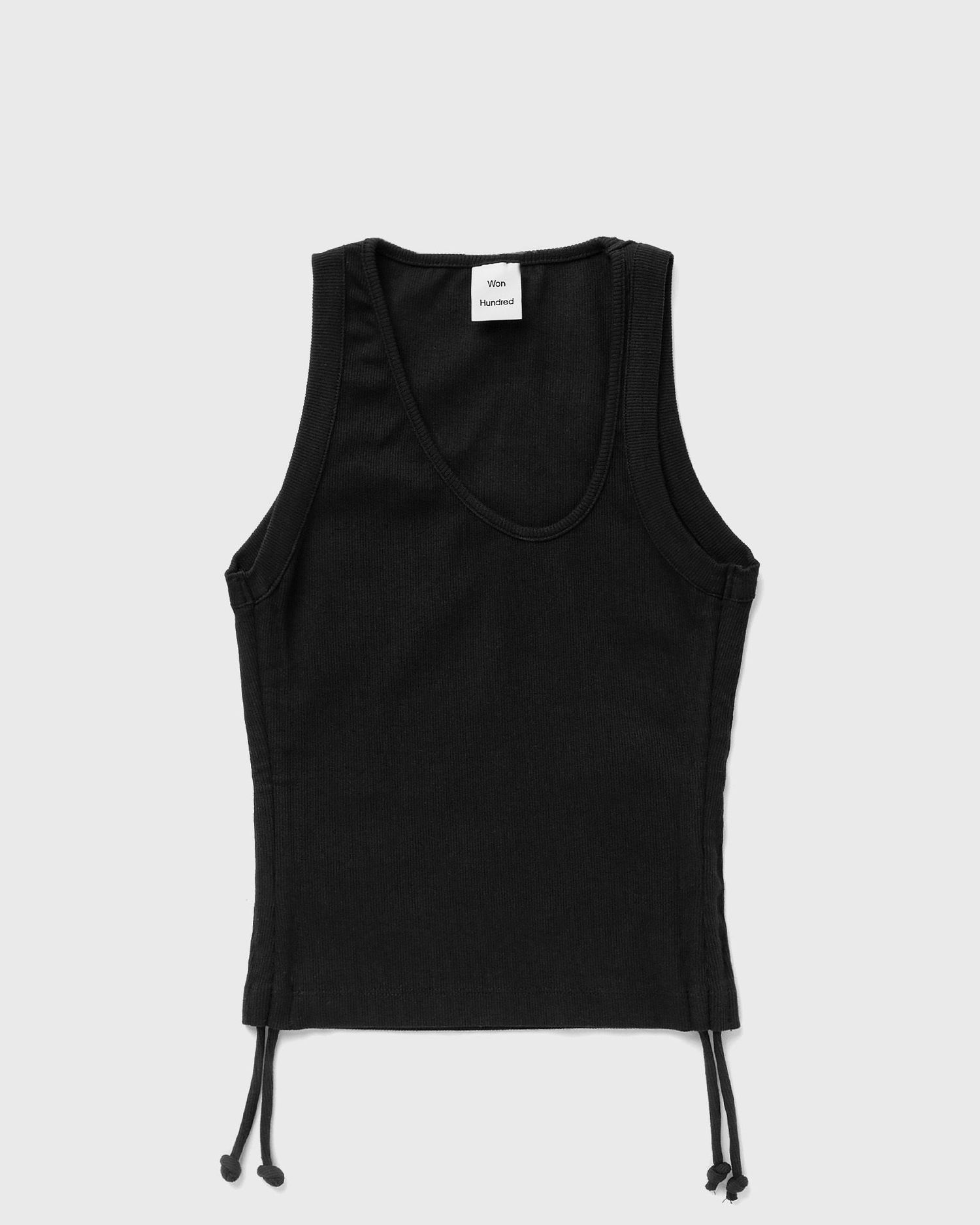 Потник Won Hundred Lucinda Black Ribbed Tank Top Черно | 1802-12054, 0