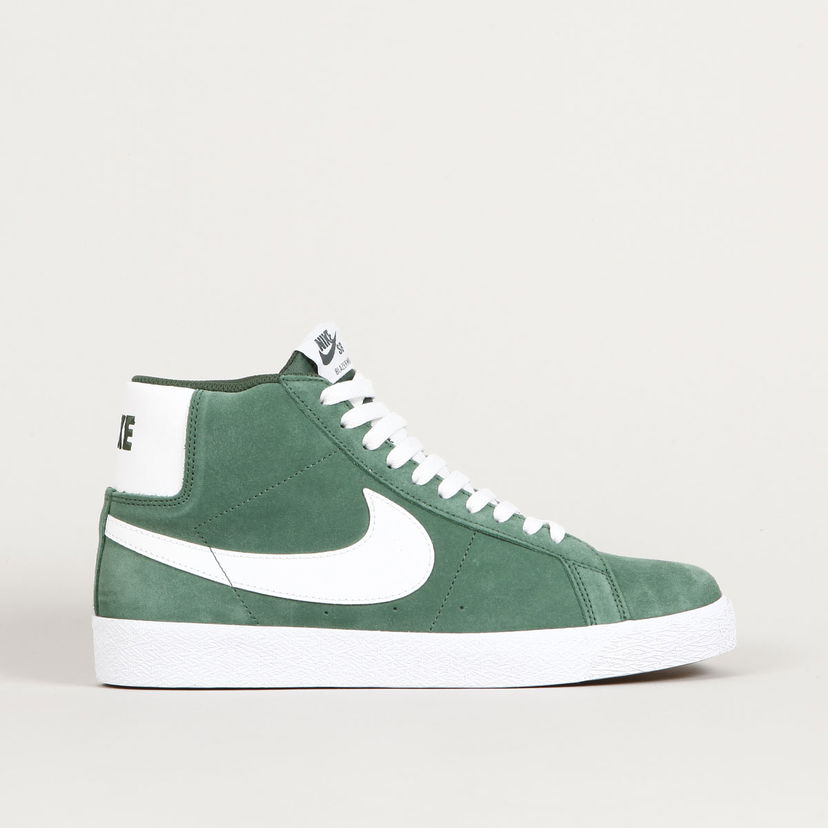 Скеитбординг Nike SB Blazer Mid Fir White Зелено | FD0731-300