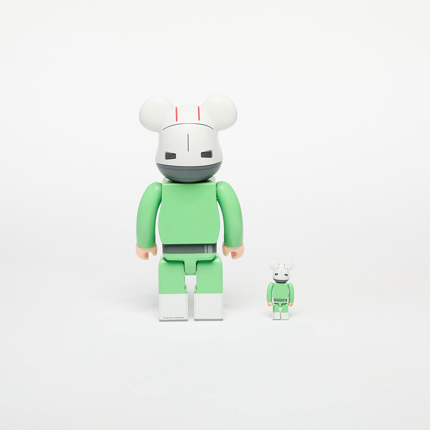 Колекционерско Medicom Toy BE@RBRICK Bon 100% & 400% Figurine Set Зелено | 4530956616100, 1