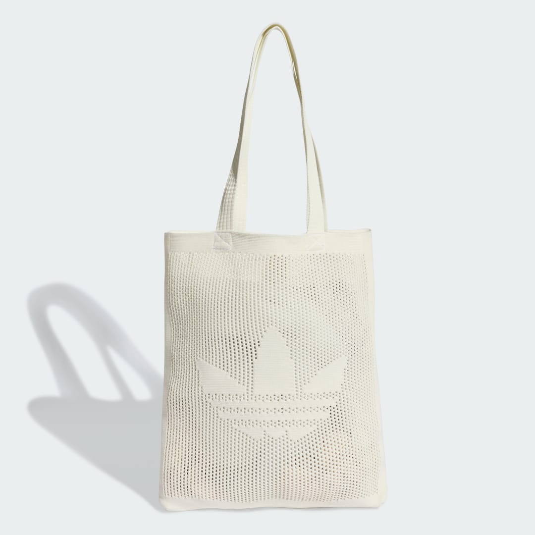 Голяма пазарска чанта adidas Performance Crochet Tote Bag Бяло | KD1001, 0