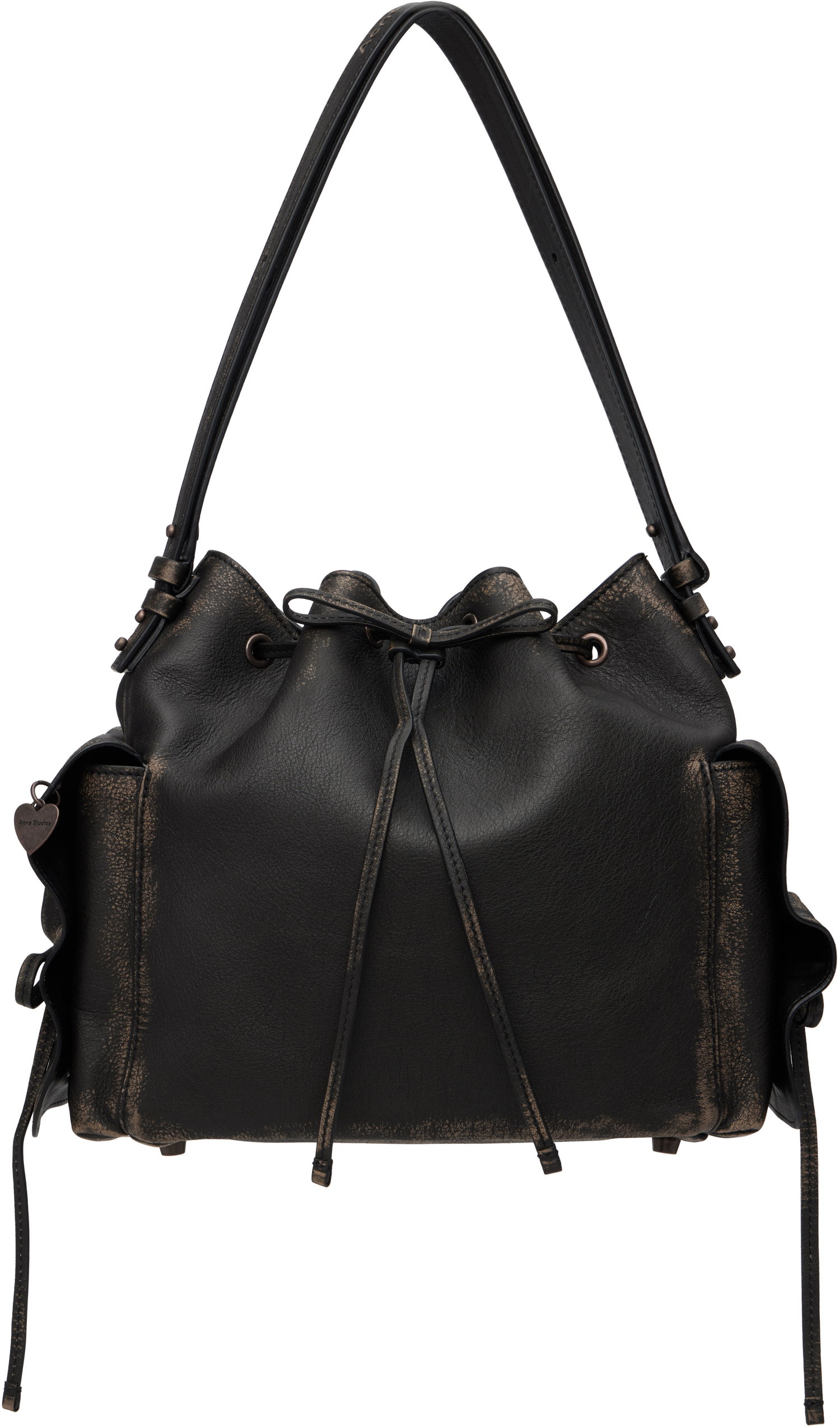 Дамска чанта Acne Studios Acne Studios Multipocket Bucket Bag Черно | A10454-, 0