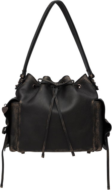 Дамска чанта Acne Studios Acne Studios Multipocket Bucket Bag Черно | A10454-, 0