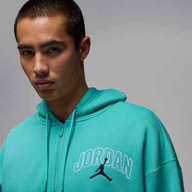 Суитчър Jordan Jordan Brooklyn Fleece Full-Zip Hoodie Тюркоазено | IB7908-392, 4