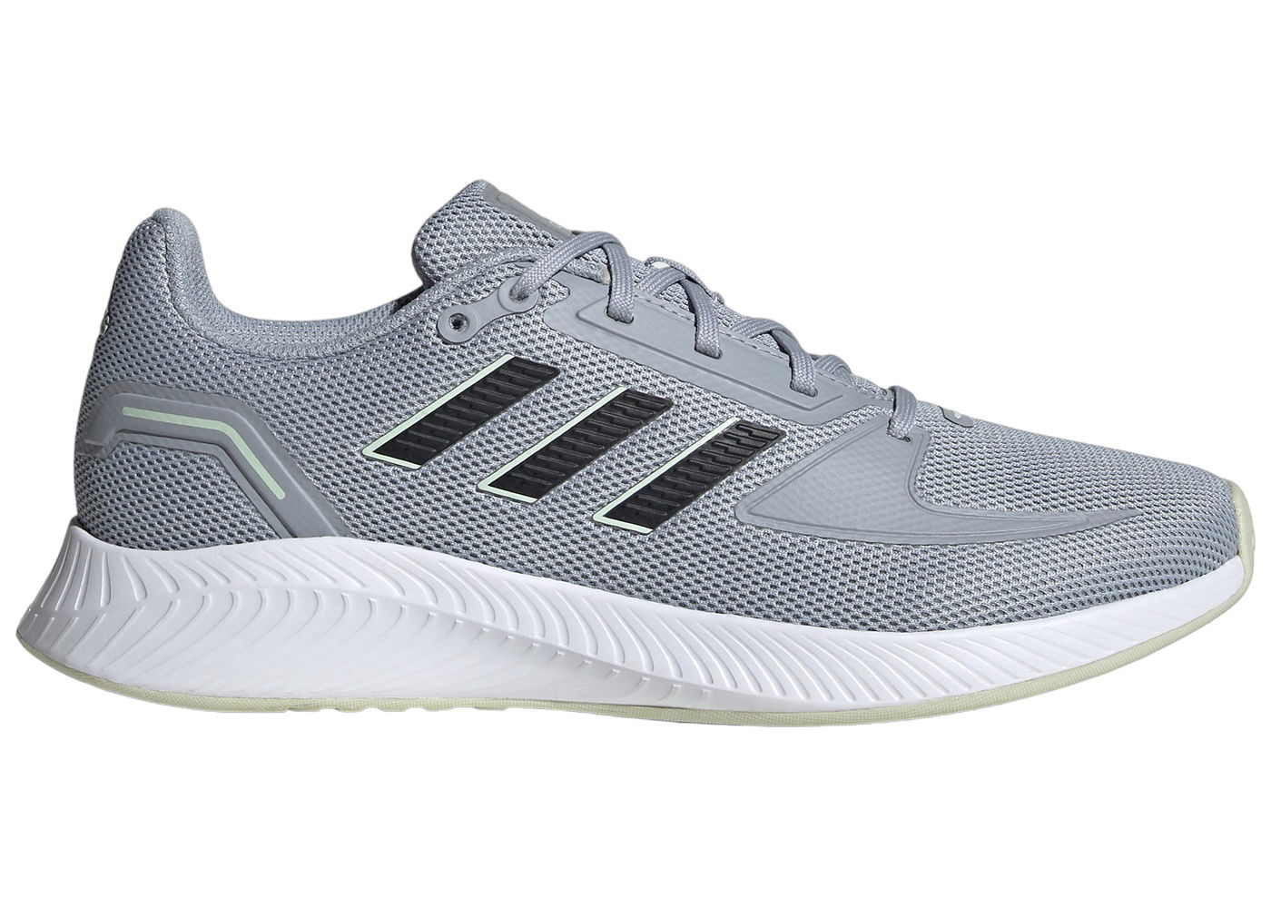 Кецове и обувки adidas Originals adidas Runfalcon 2.0 Halo Silver Core Black Linen Green (Women's) Сиво | GV9574, 0