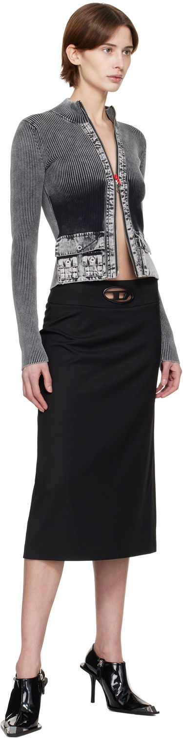 Пола Diesel O-Seus Midi Skirt Черно | A17313 0PHAL, 3