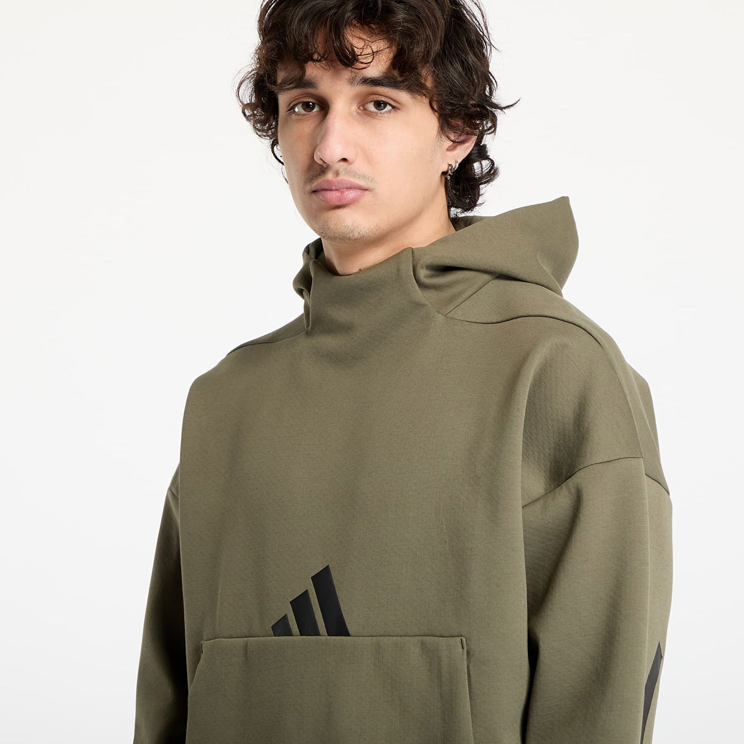 Суитчър adidas Originals Z.N.E. Premium Hoodie Зелено | JD5321, 1