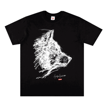 Тениска Supreme Yohji Yamamoto x Scribble Wolf Tee Черно | FW20T5 BLACK, 0