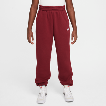 Спортни панталони Nike Nike Sportswear Club Fleece Older Kids' Loose Fit Pants Бургунди | FD2933-677, 1