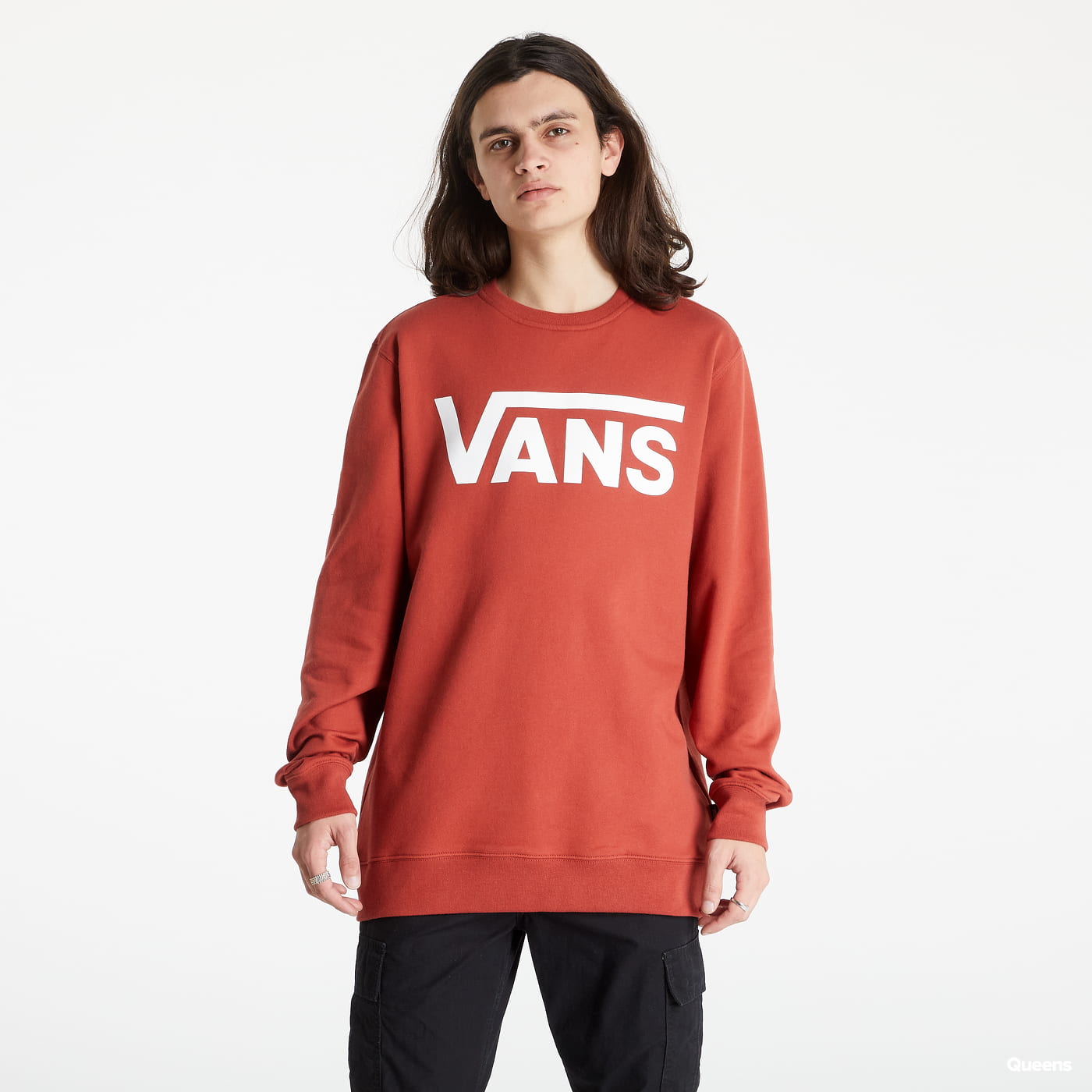 Суитчър Vans Classic Crew II Червено | VN0A456ASQ61, 0