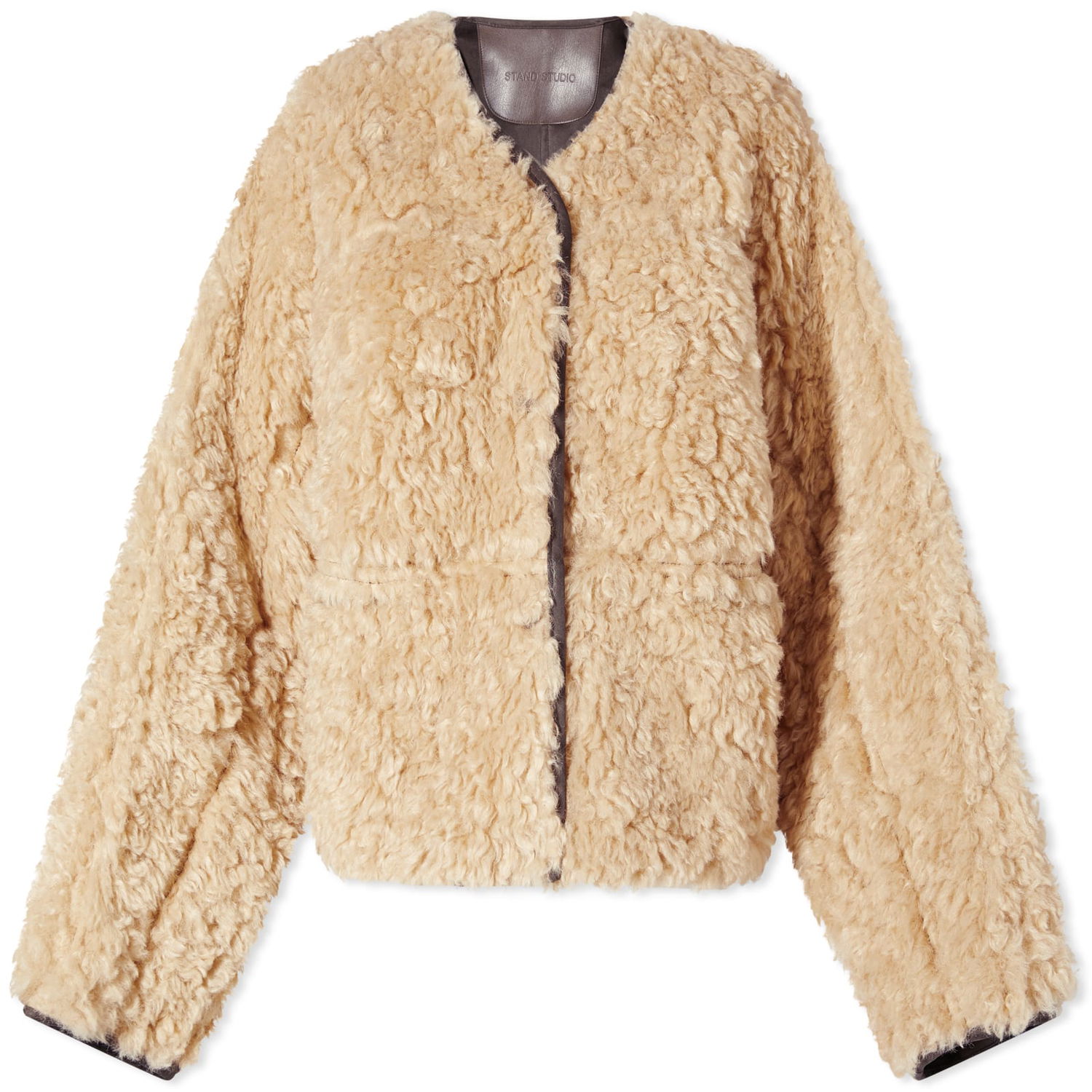 Палта STAND STUDIO Stand Studio Charmaine Faux Shearling Jacket Бежово | 61947-9066-10220, 0