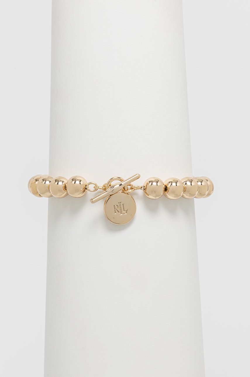 Гривна Polo by Ralph Lauren Gold-Tone Beaded Bracelet Металик | 60503013.887, 0