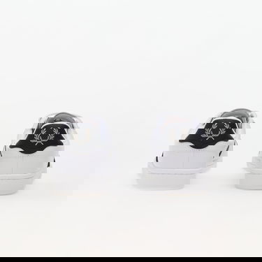 Кецове и обувки Fred Perry B721 Leather/Branded Webbing White/ Warm Grey Бяло | B6304 U62, 4