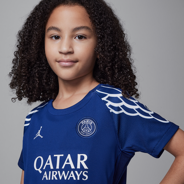 Фланелка Jordan Jordan Paris Saint-Germain 2025 Stadium Fourth Kit Set - Little Kids Синьо | HJ0930-493, 4