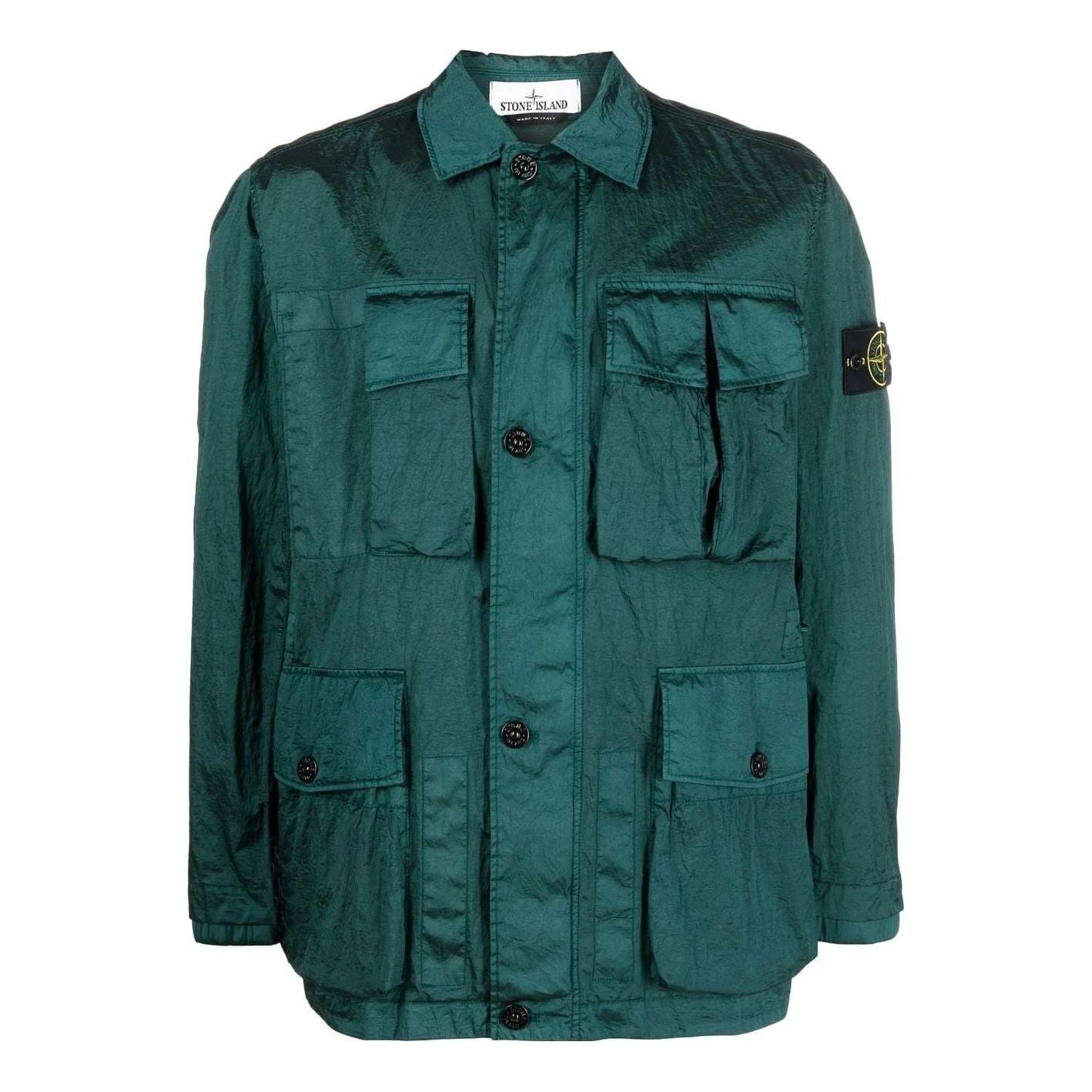 Яке Stone Island Shirt Jacket Зелено | 781541620-V0053, 0