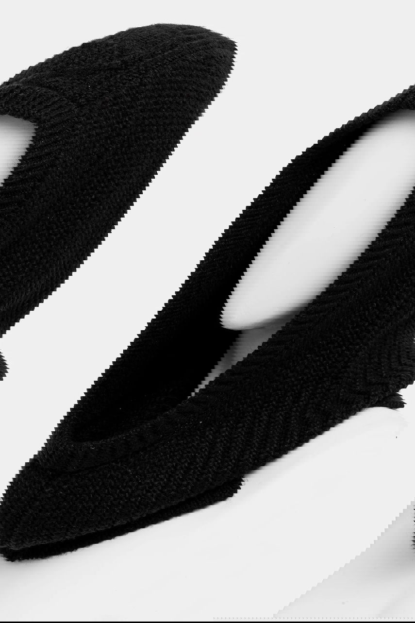 Кепки и шапки UGG Wool Blend Cable Knit Balaclava Черно | 102740, 1