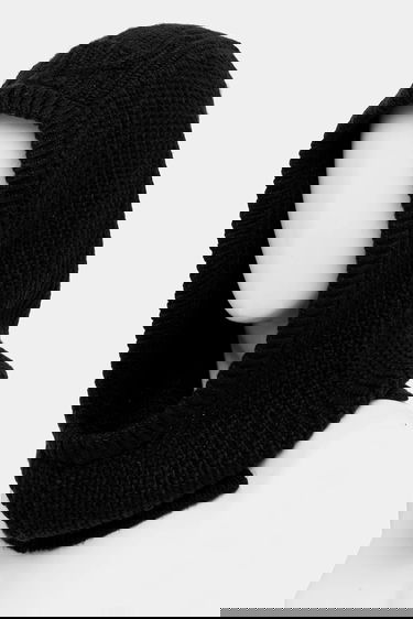 Кепки и шапки UGG Wool Blend Cable Knit Balaclava Черно | 102740, 1