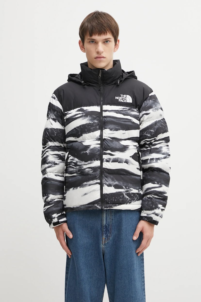 Пухо яке The North Face 1996 Retro Nuptse Winter Hooded Down Jacket with Monochrome Pattern Многоцветен | NF0A8D16DJI1