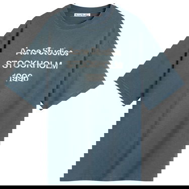 Тениска Acne Studios Acne Studios 1996 Exford Short Sleeve T-Shirt, Size Large Синьо | CL0196-BPA, 0