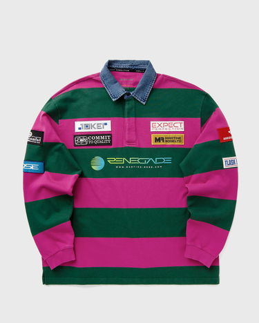 Поло тениска Martine Rose Striped Rugby Polo Shirt Многоцветен | 672JE07605-PRP, 2