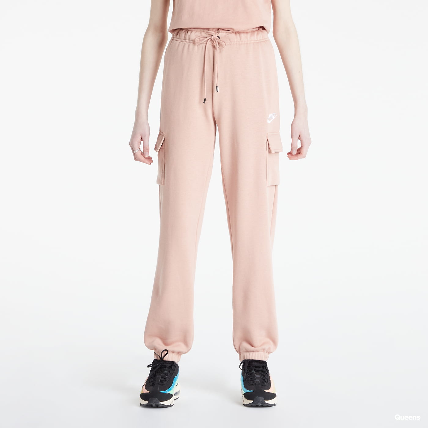 Карго панталони Nike Essential Fleece Cargo Pants Розово | DD8713-609, 0