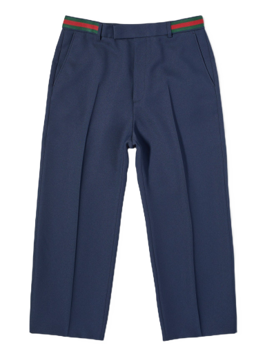 Tape Waistband Trouser Dark Navy