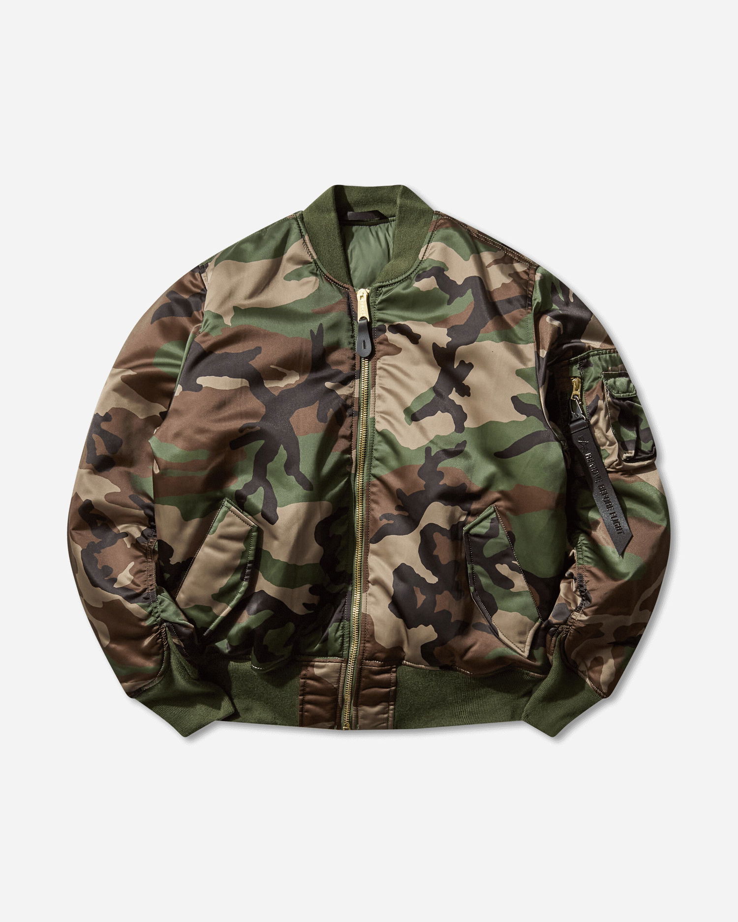 Яке бомбър Alpha Industries MA-1 Base Flight Bomber Jacket Зелено | 756111C 408, 1
