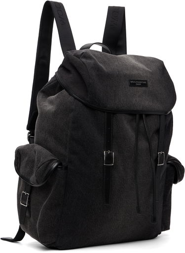Раница WOOYOUNGMI Flap Top Denim Backpack Сиво | W253BA01, 1