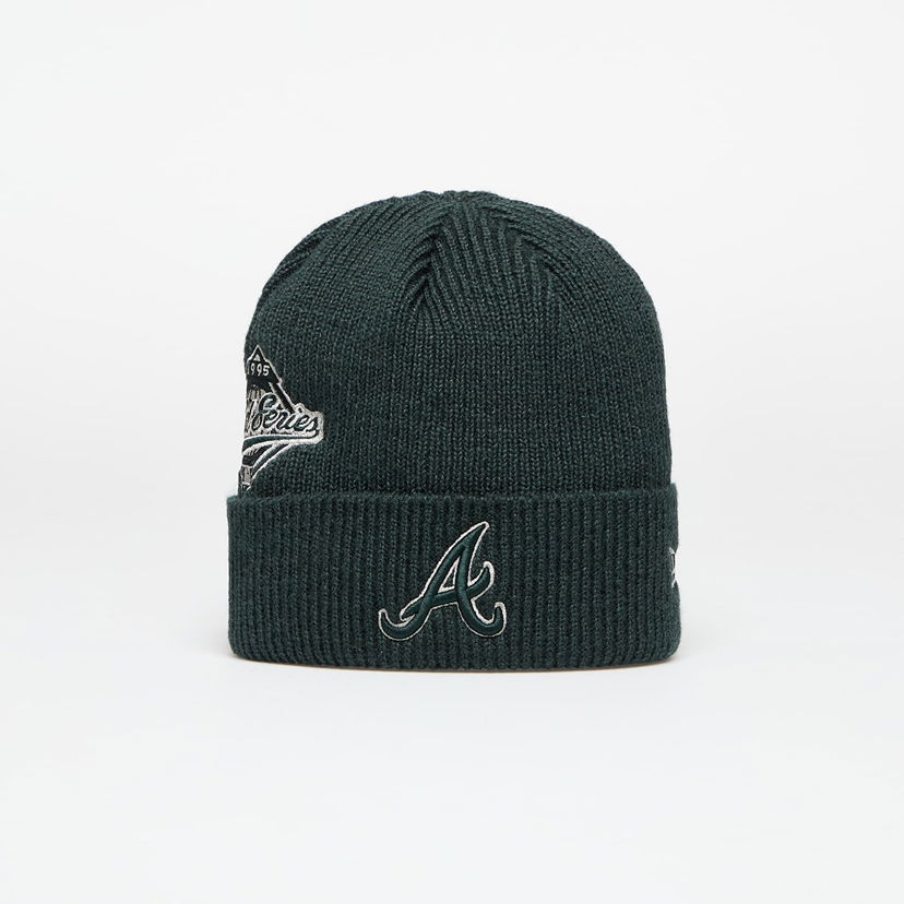 Шапка New Era Atlanta Braves Knit Beanie Green Зелено | 60580730