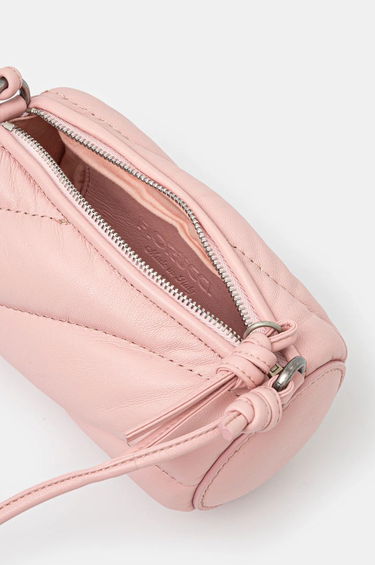 Дамска чанта Fiorucci Micro Mella Leather Barrel Bag Розово | U01FMASL005LE04PN02, 4