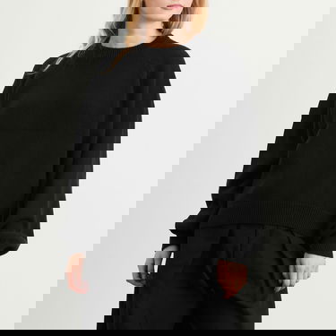 Пуловер YMC Bellow Sleeve Knit Sweater Черно | Q8ZAK-01, 2