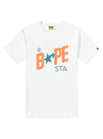BAPE Colours Sta Logo T-Shirt White 001TEJ301019M-WHT