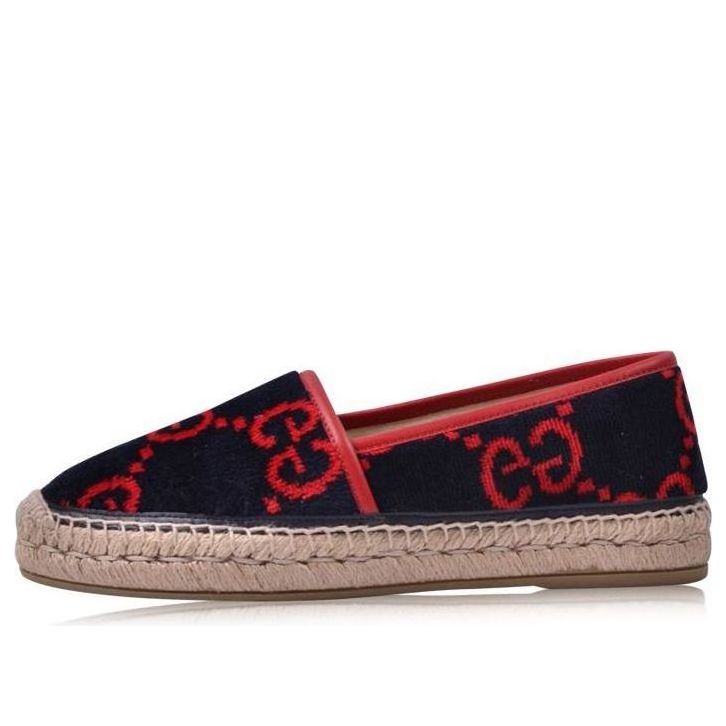 Кецове и обувки Gucci GG Monogram Terry Cloth Espadrilles Синьо | 580877-HMM10-4094