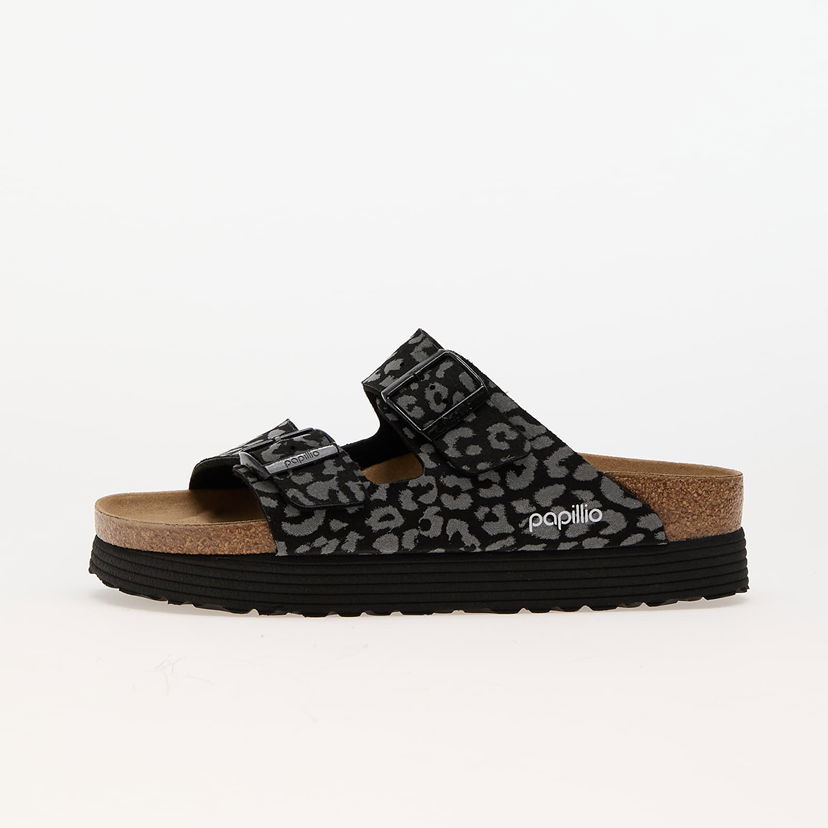 Кецове и обувки Birkenstock Papillio x Arizona Grooved Leopard Black Черно | 1025268