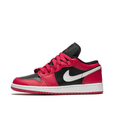 Кецове и обувки Jordan Air Jordan 1 Low "Black Very Berry" GS Червено | 553560-061, 1