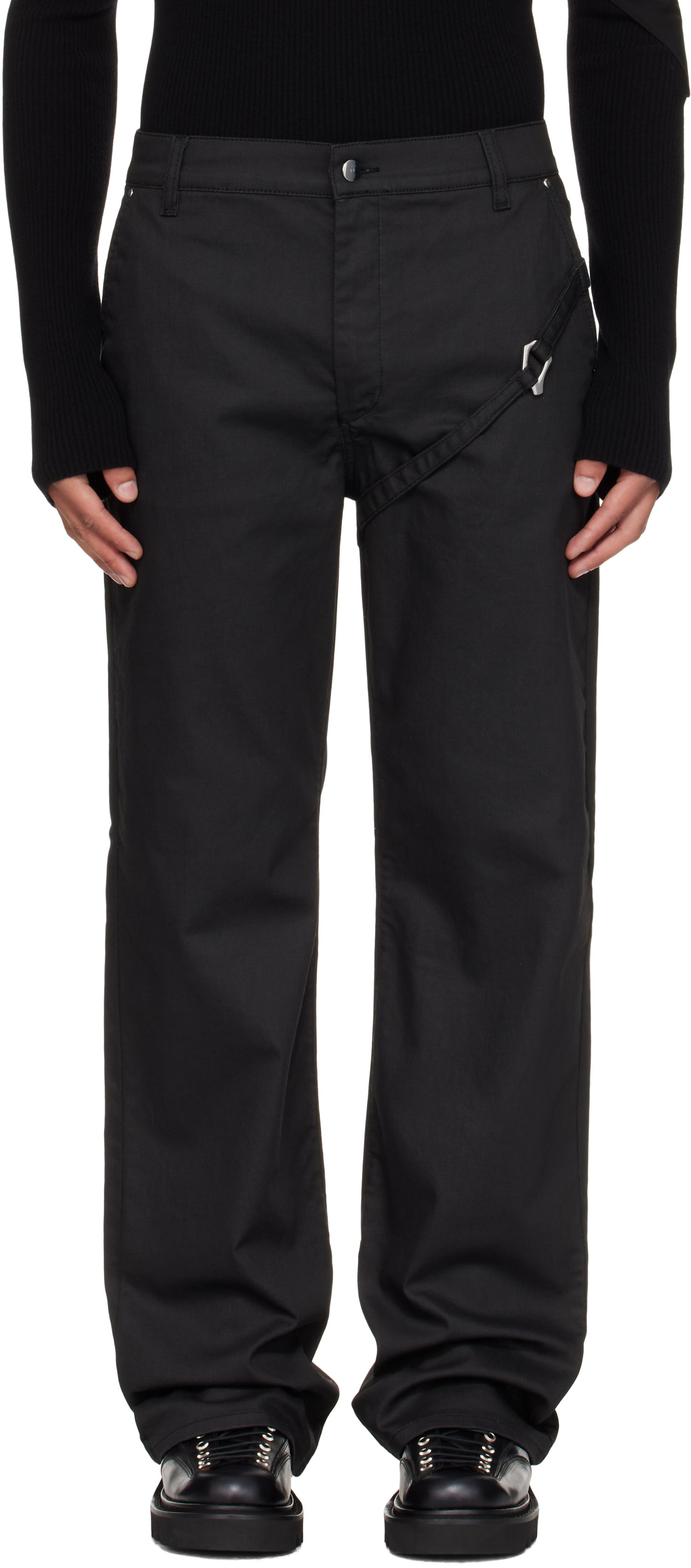 Панталони HELIOT EMIL Heliot Emil Transmittance Tactical Trousers Черно | AW25_M_10_209_BLK01, 0