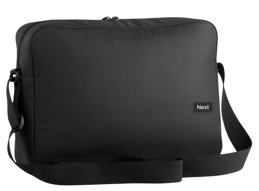 Чанта през рамо Puma TEAM Messenger Bag Черно | 090452-01, 1