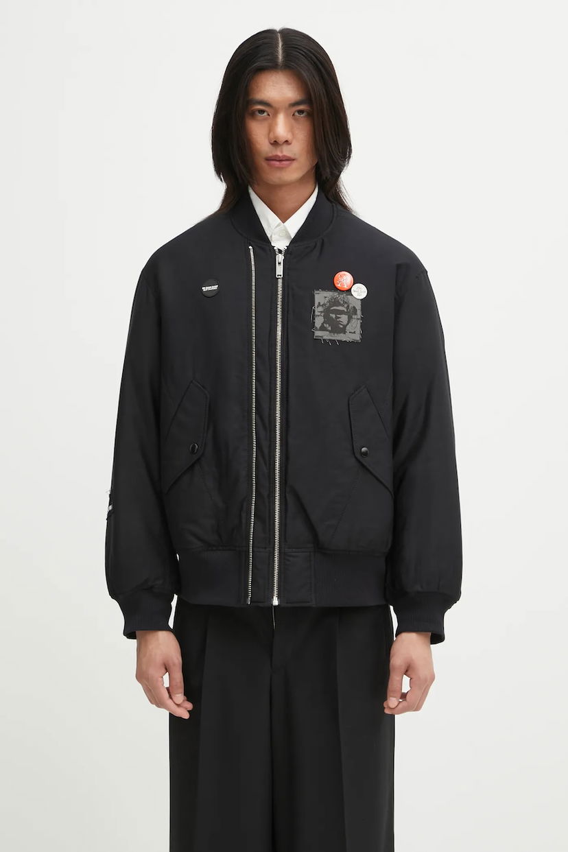Яке бомбър UNDERCOVER Undercover Blouson Bomber Jacket Черно | UP2E4203
