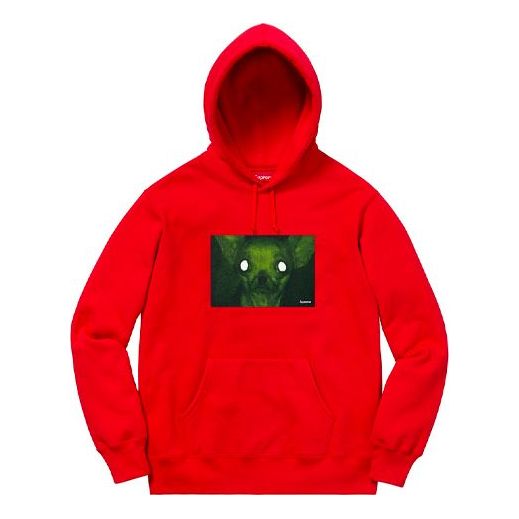 Суитчър Supreme Chris Cunningham Chihuahua Hoodie Червено | SUP-FW18-843, 0