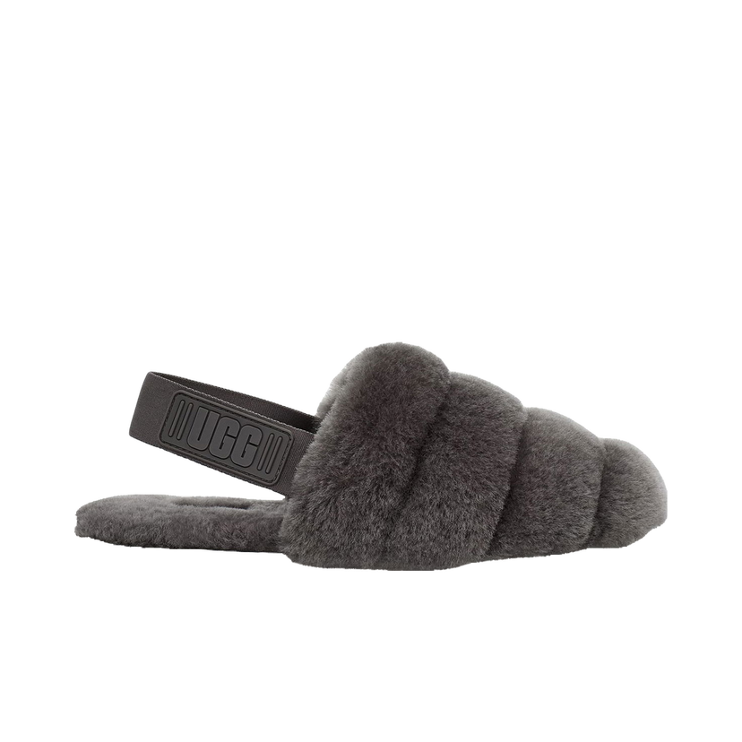 Кецове и обувки UGG Super Fluff Slippers Сиво | 1121751-CHRC