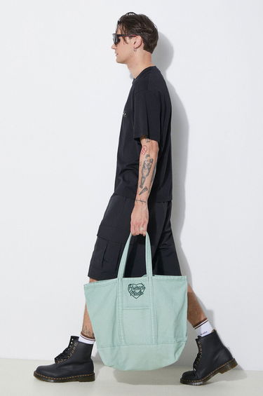 Голяма пазарска чанта Human Made Garment Dyed Tote Bag Зелено | HM27GD037, 7