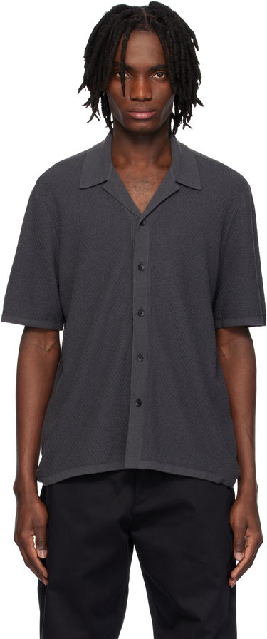 Риза rag & bone Rag & Bone Avery Zig-Zag Polo Сиво | MBS25S036YF36, 0