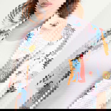 Риза Ahluwalia Kada Printed Short Sleeve Shirt Многоцветен | M-AHLU-TO029-SS26-FA253-MU, 5