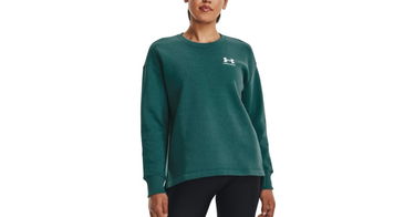 Суитчър Under Armour Rival Fleece Sweatshirt Зелено | 1369423-722, 1