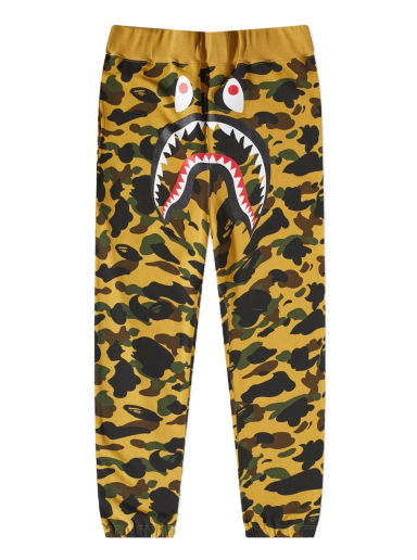 1st Camo Wide Fit Sweat Pants Yellow