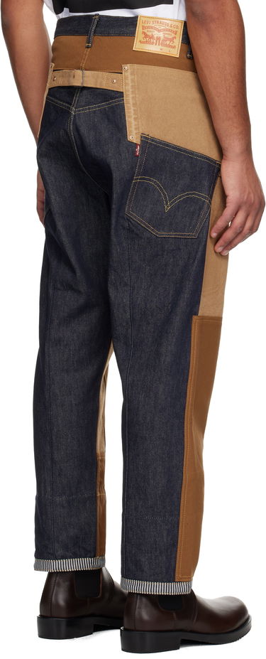 Дънки Junya Watanabe Junya Watanabe Levi's Edition Paneled Workwear Jeans Кафяво | WP-P206-051, 2