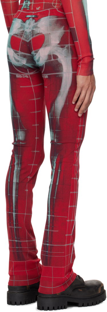 Комбинезон Jean Paul Gaultier Jean Paul Gaultier Printed Squeletor Trousers Червено | 25/33-F-PA183-T580-3058, 2