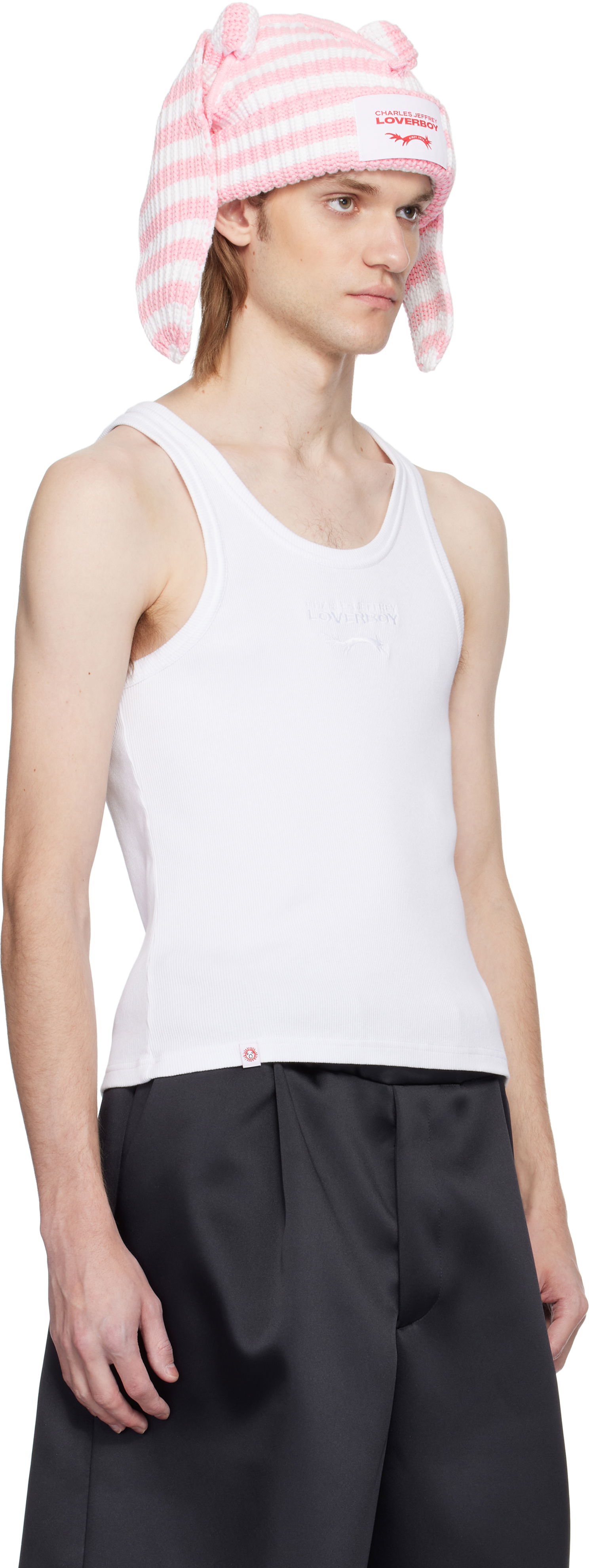 Шапка Charles Jeffrey Loverboy Charles Jeffrey LOVERBOY Logo Tank Top Розово | 54080402, 1
