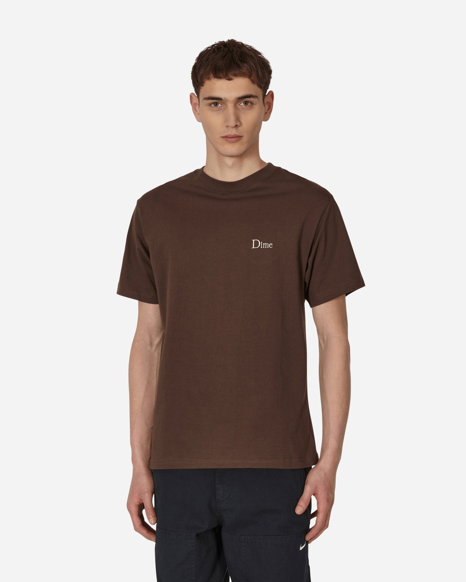 Тениска Dime Classic Small Logo T-Shirt Кафяво | DIMEHO30 WAL, 0