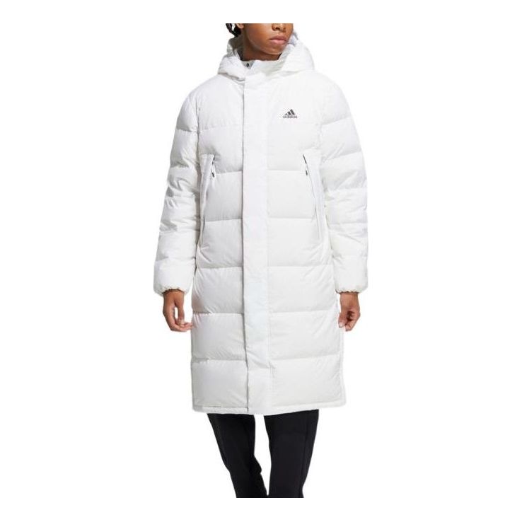 Пухо яке adidas Originals Long Down Winter Jacket Бяло | HZ2600